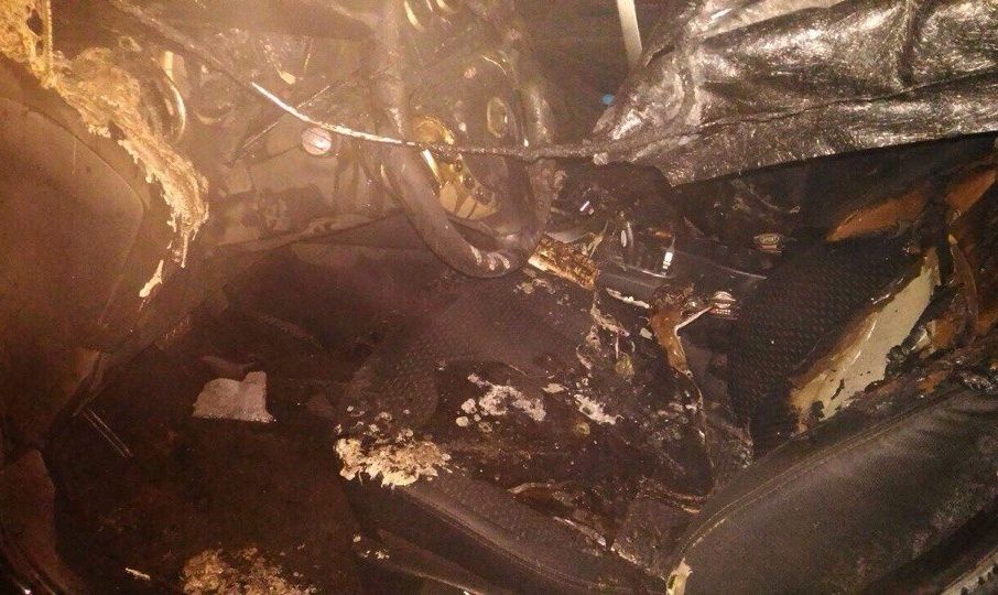 Между Ухтой и Сосногорском сгорел автомобиль