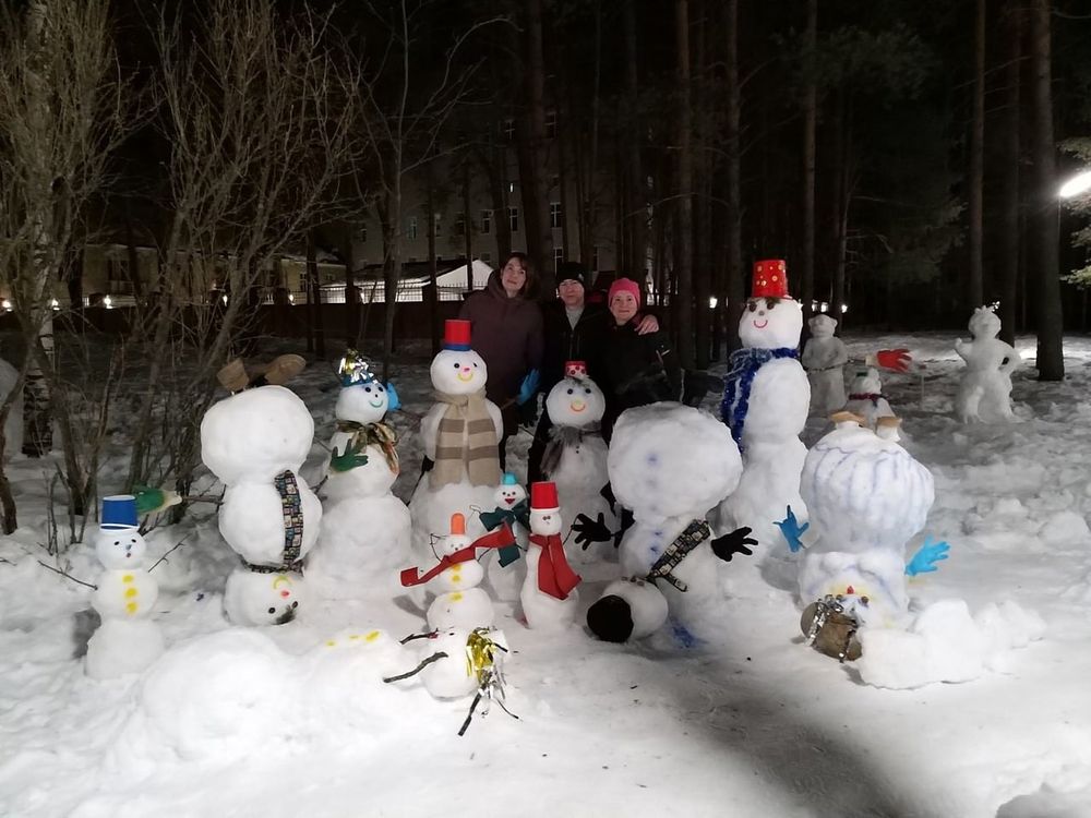 В Ухте завершился первый городской фестиваль снежных фигур "В гостях у сказки"