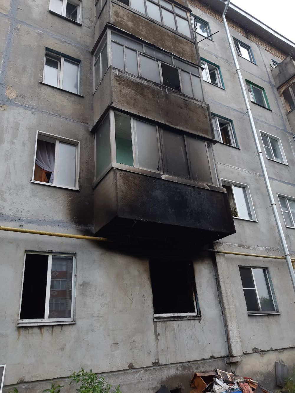 Сегодня ночью при тушении  пожара в Сосногорске был обнаружен труп мужчины