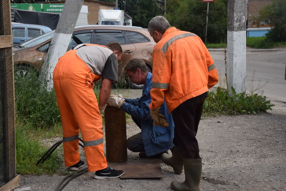 Авария была, но "Водоканал" её не видел