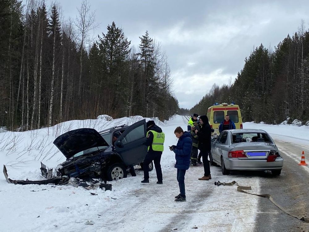 Возле Яреги произошло ДТП. Один человек пострадал