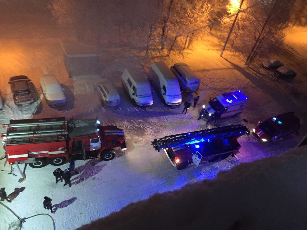 Предположительно пожар в ухтинском общежитии случился и-за неисправного электрооборудования