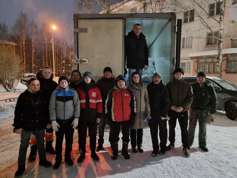 Из Ухты на передовую для бойцов отправили 4 тонны гуманитарного груза