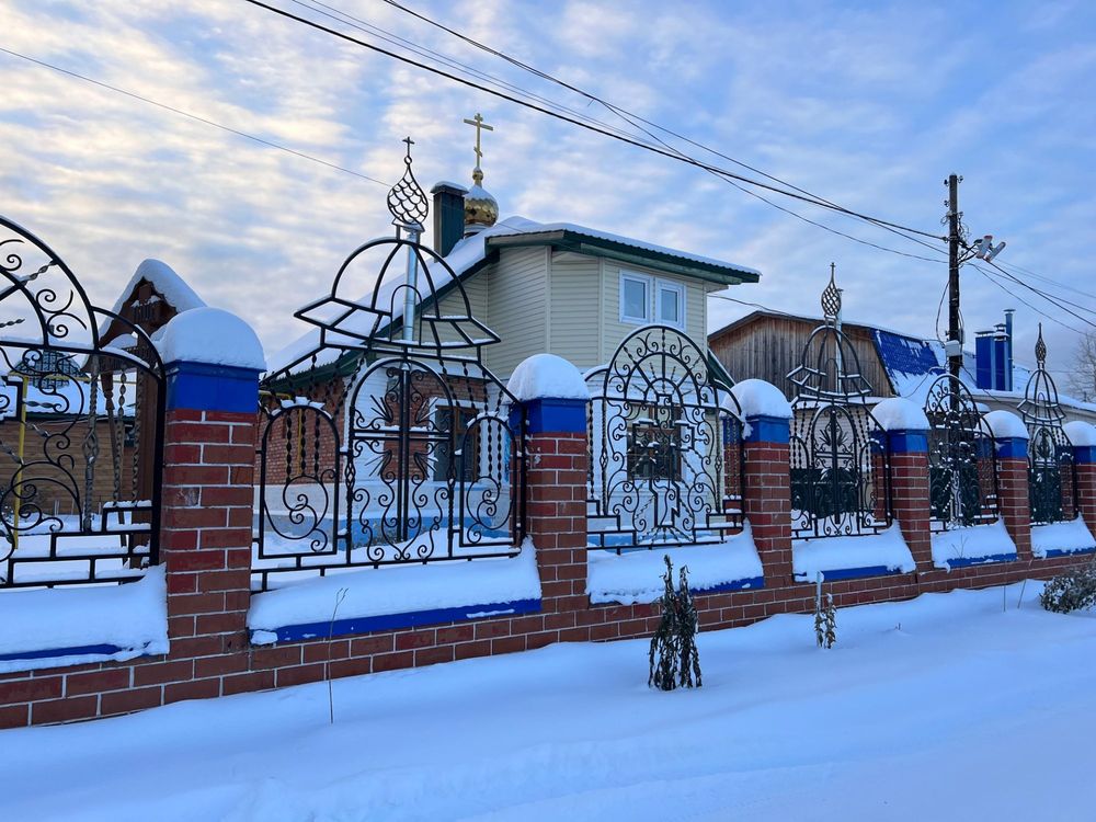 Храм на улице Заречная теперь с газом