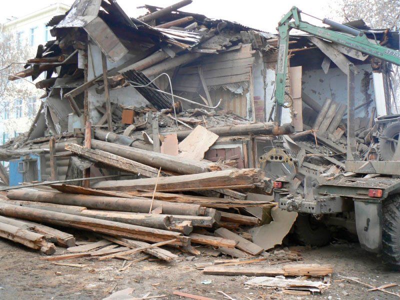 В Ухте до конца сентября снесут четыре аварийных жилых дома