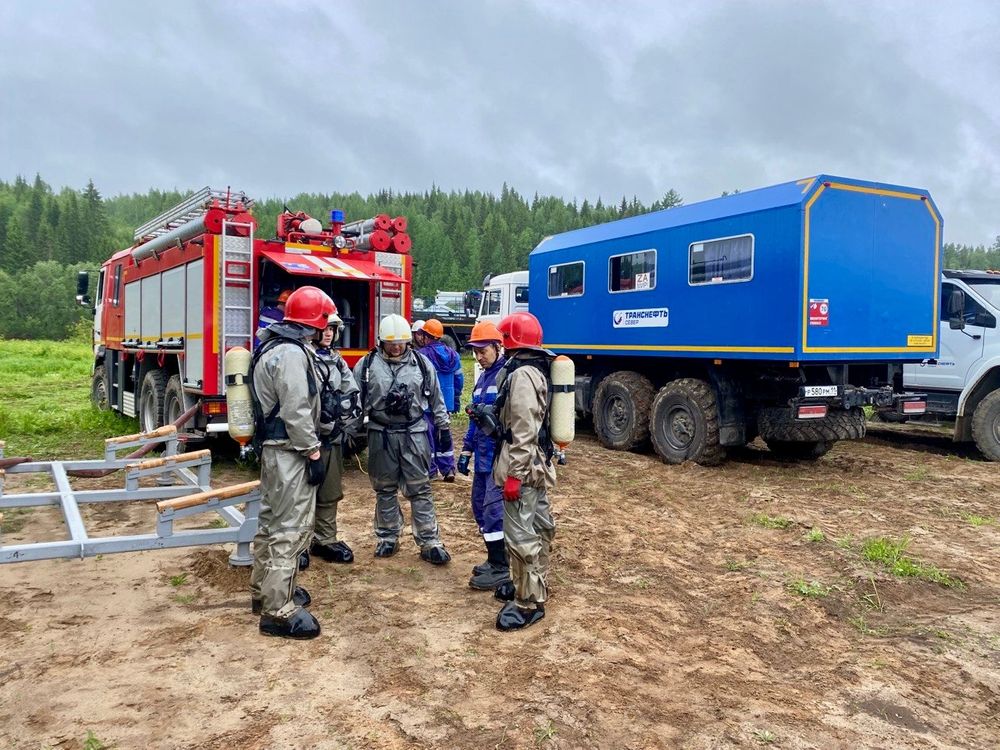 АО «Транснефть – Север» провело плановые учения на реке Ухта