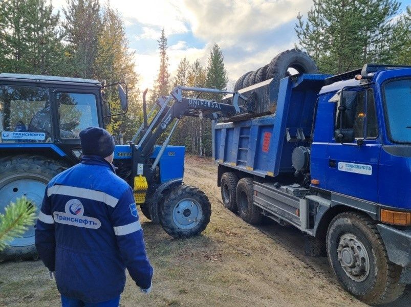АО «Транснефть – Север» приняло участие в ликвидации несанкционированных свалок