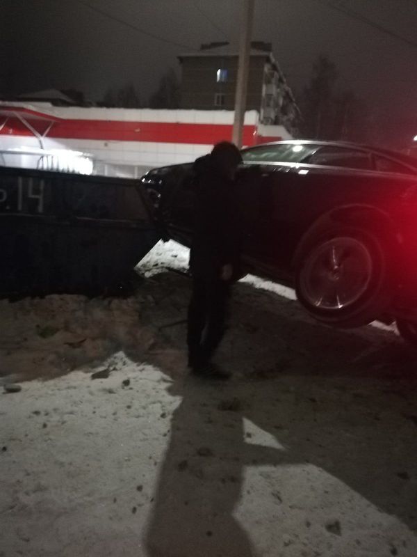 В бункер не поместился