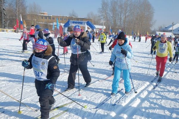 Несмотря на морозы в Ухте провели "Лыжню России"