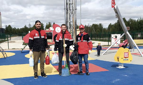 Молодые специалисты «Яреганефть» вышли на субботник