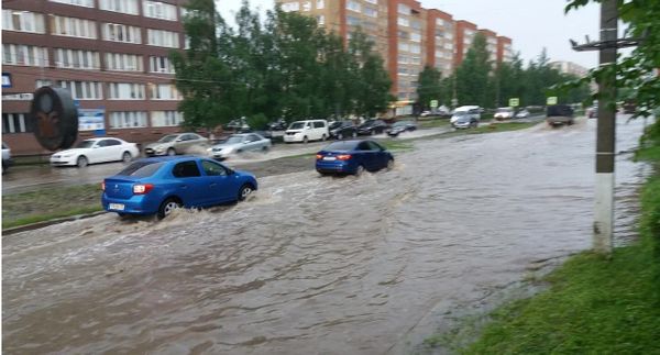 В Ухте за пять часов выпала месячная норма осадков
