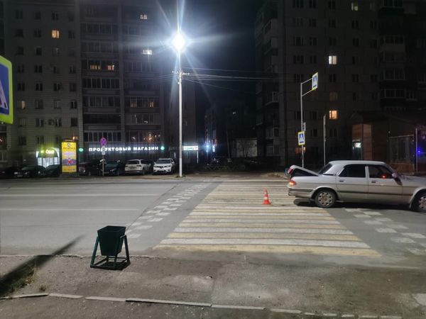 В Ухте на переходе сбили женщину