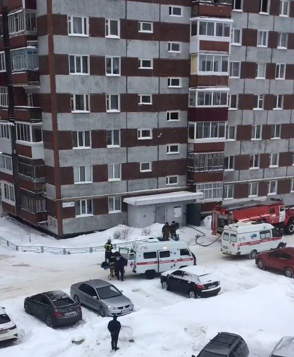 В Ухте на пожаре пострадали два человека